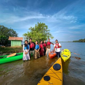 Syzygy ecosports varkala kayaking mangrove forest kayaking kollam adventure trip temple island
